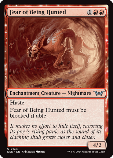 Fear of Being Hunted [Duskmourn: House of Horror]